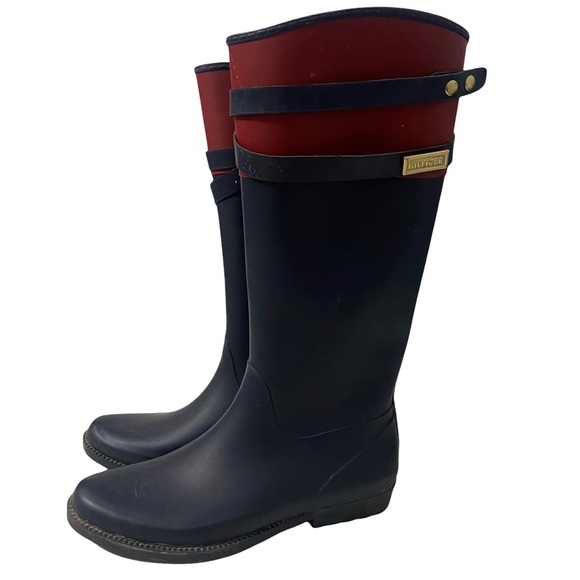 Tommy Hilfiger TW Coree Rain Boots Size 9 - Picture 2 of 9